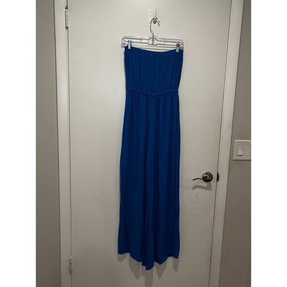 Elan Blue Strapless Jumpsuit  Women's Size Medium - Picture 5 of 10
